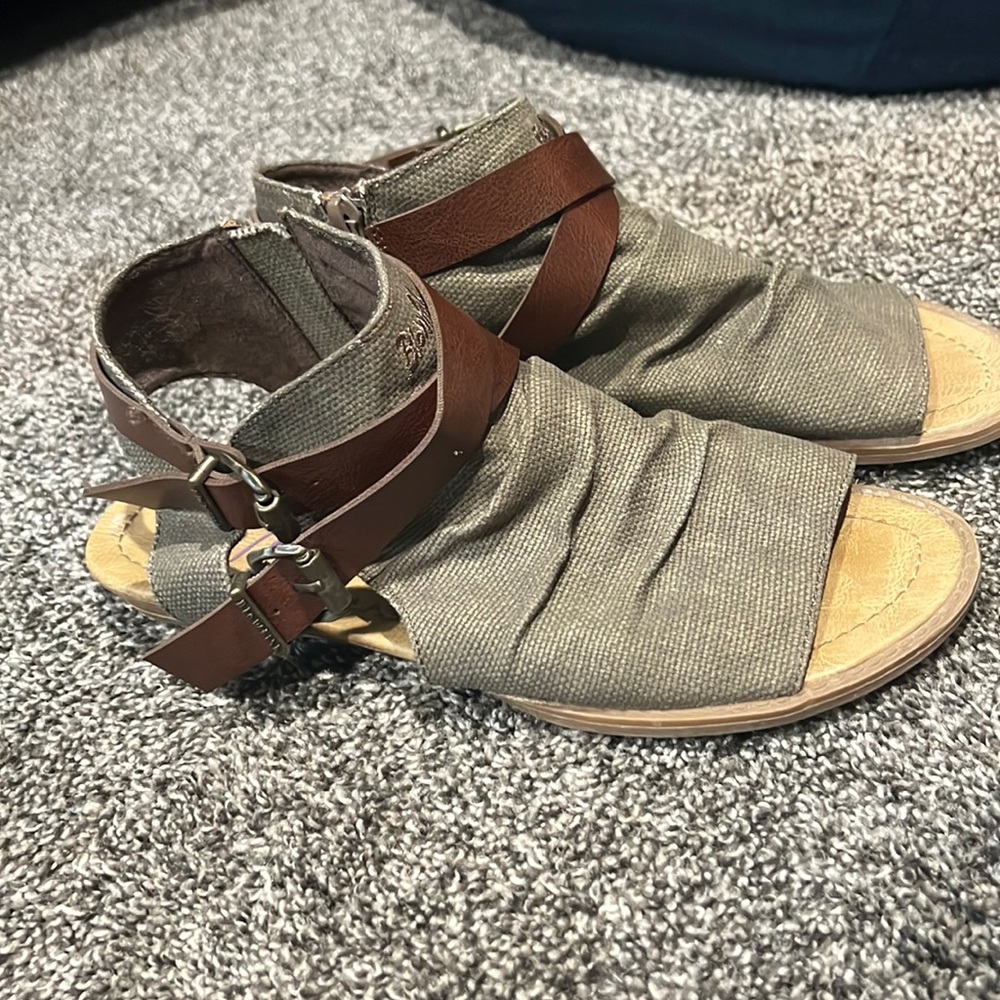 Barely worn, Blowfish sandals